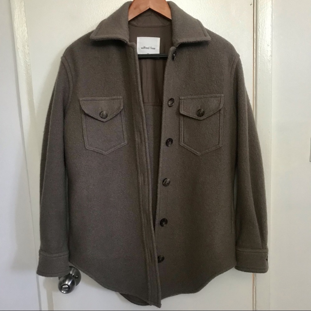 Aritzia Wilfred Free The Ganna Shirt Jacket NWOT